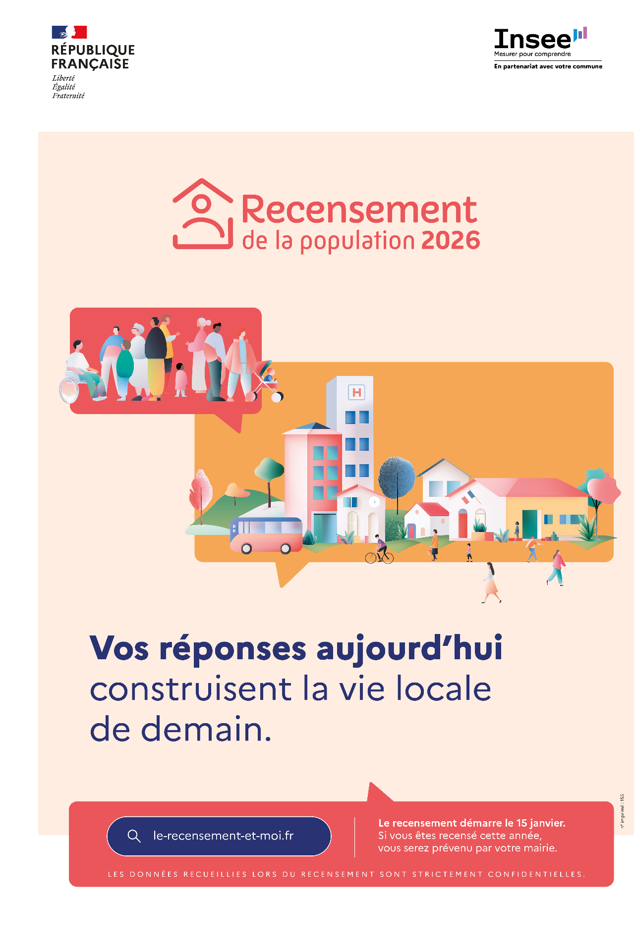 Affiche recensement